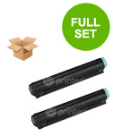 Printerinks Multicolor Compatible Oki B4100 Printer Toner Cartridges (2 Pack) -42103001 Multipack