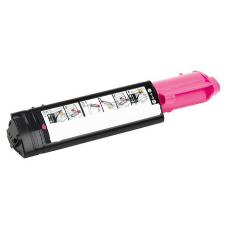 compatible magenta dell k4972 high capacity toner cartridge replaces dell 593-10062