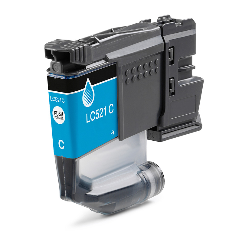 Printerinks Cyan Compatible Brother Lc521c Ink Cartridge