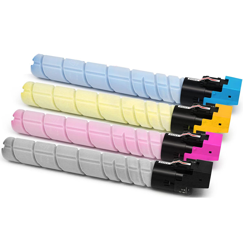 Printerinks Multicolor Compatible Konica Minolta Bizhub C250i Printer Toner Cartridges (4 Pack) -Aav8150 Multipack