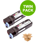 Printerinks Multicolor Compatible Dell 2335Dn Printer Toner Cartridges (2 Pack) -593-10329 Multipack