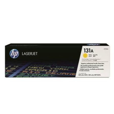 hp 131a yellow original standard capacity toner cartridge cf212a