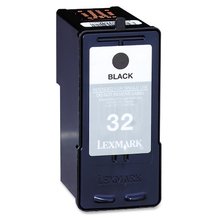 Printerinks Black Compatible Lexmark No.32 Ink Cartridge (Replaces Lexmark 18C0032e)
