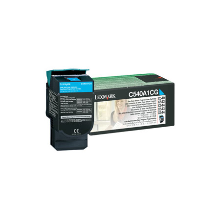 Lexmark Cyan C540a1cg Original Laser Return Programme Toner Cartridge