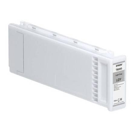 Epson Lightgrey T8000 (C13t800000) Light Grey Original Ultrachrome Ink Cartridge (700Ml)