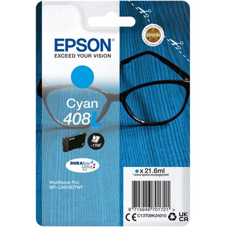 epson 408l t09k24010 cyan original durabrite ultra high capacity ink cartridge glasses