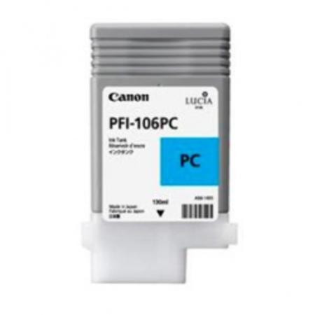 Canon Photocyan Pfi-106Pc Original Photo Cyan Ink Cartridge