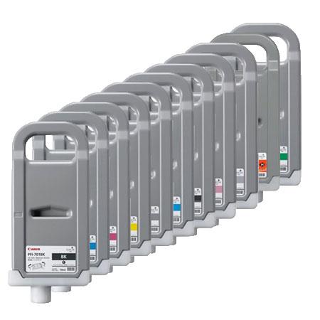 canon pfi-701 full set original inks 11 pack