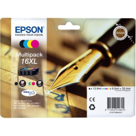 Epson Multi Colour 16XL (T163640) Original Durabrite Ultra High Capacity Multipack (Pen) - Image 3