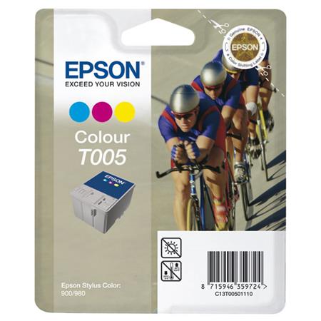 epson t005 t005011 colour original ink cartridge cyclist