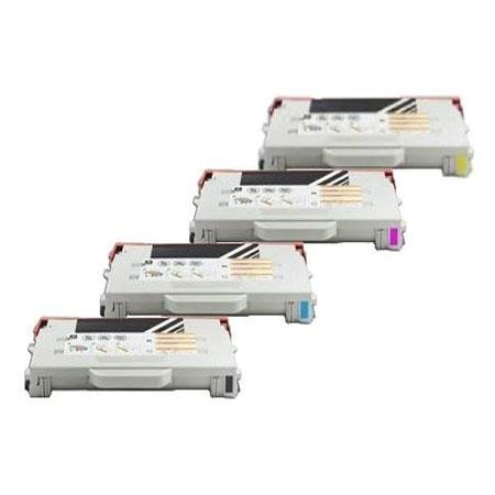 Printerinks Multicolor Compatible Lexmark C510 Printer Toner Cartridges (4 Pack) -20K1403 Multipack
