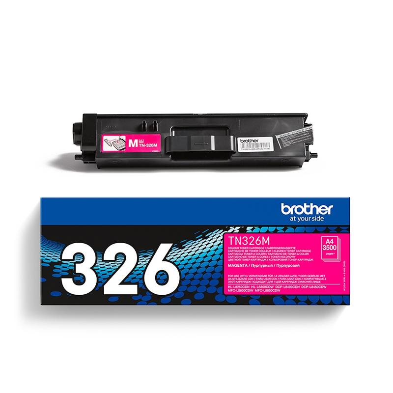 brother tn326m magenta original high capacity toner cartridge
