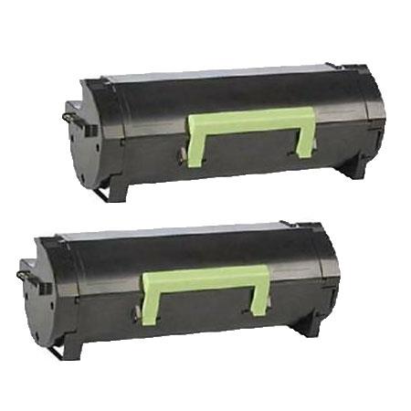 Printerinks Multicolor Compatible Lexmark Ms610dn Printer Toner Cartridges (2 Pack) -50F2h00 Multipack