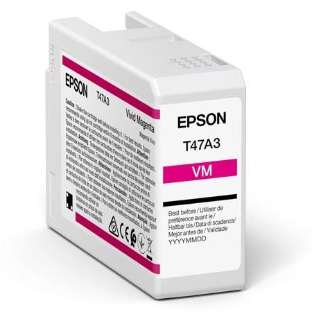 Epson Magenta T47a3 (T47a300) Original Ultrachrome Ink Cartridge (50Ml)