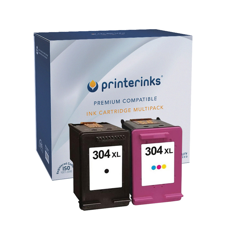 Printerinks Multicolor Compatible Hp Deskjet 2632 Printer Ink Cartridges (2 Pack) -N9k08ae Multipack