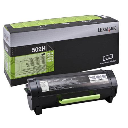 lexmark 502h black original high capacity return program toner cartridge 50f2h00