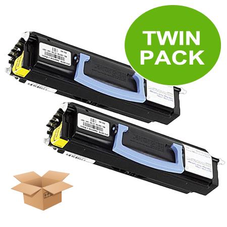 compatible twin pack dell 593-10038 black toner cartridges 2 pack