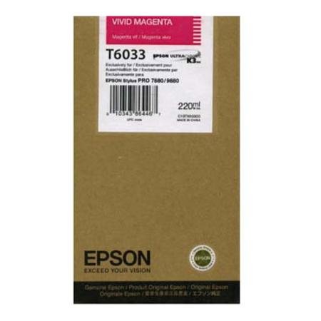 Genuine Epson Ink - T6033 VIVID MAGENTA / PRO 7880 9880 (INC VAT) BOXED - Image 11