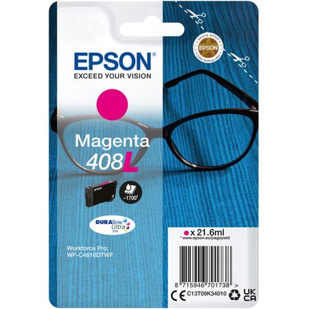 Epson Magenta C13t09k34010/408L Ink Cartridge High-Capacity. 1.7K Page - Image 12