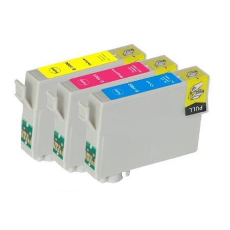 Printerinks Multicolor Compatible Epson Stylus Sx600fw Printer Ink Cartridges (3 Pack) -C13t10034010 Multipack