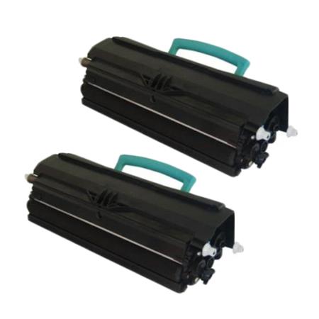 compatible multipack lexmark e350dn printer toner cartridges 2 pack -0e250a11e