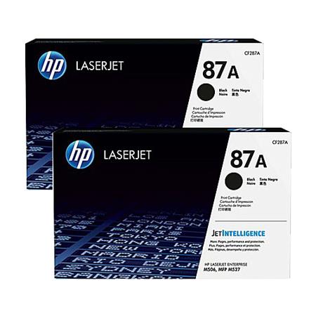 Hp Multicolor Laserjet Enterprise M506dn Printer Toner Cartridges (2 Pack) -Cf287a Multipack Original