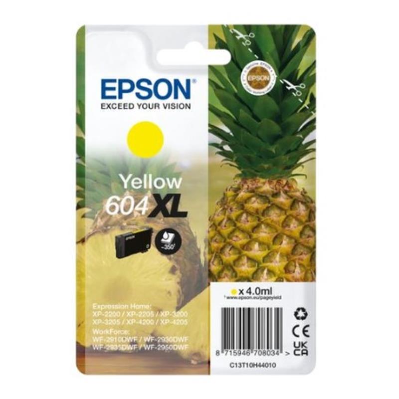 Original Epson 604XL High Capacity Yellow Ink Cartridge (C13T10H44010) - Image 11