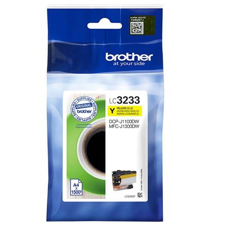 brother lc3233y yellow original standard capacity ink cartridge