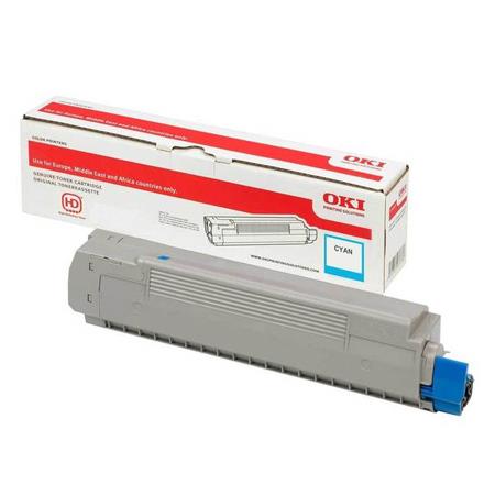Oki Cyan 46490607 Original High Capacity Toner Cartridge