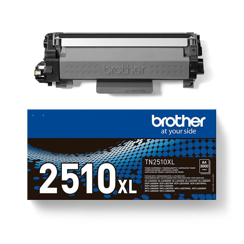 Brother Black Tn2510xl High Capacity Toner Cartridge