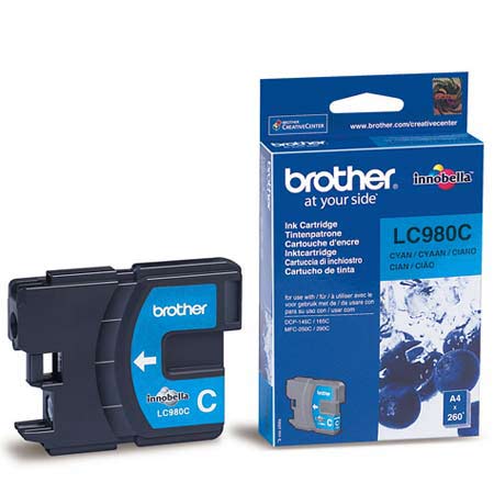 brother lc980c cyan original ink cartridge