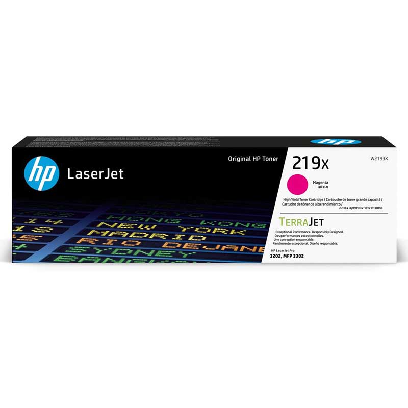 Hp Magenta 219X (W2193x) Toner Cartridge Original