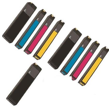 compatible multipack hp 981y 2 full sets 1 extra black extra high ink cartridges 9 pack