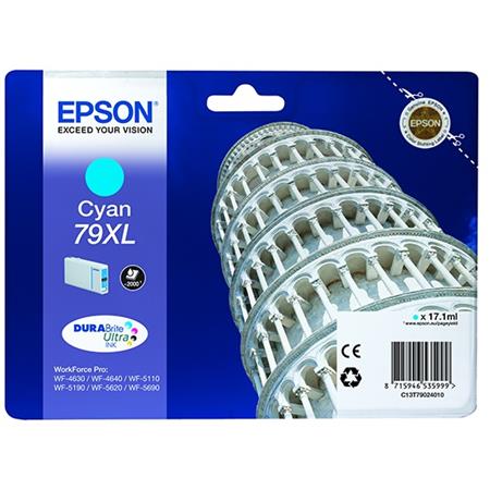 Epson Cyan C13t79024010/79Xl Ink Cartridge High-Capacity. 2K Pages 17. - Image 14