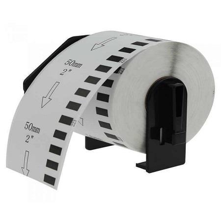 Printerinks Black/White Compatible Brother Dk-22223 Continuous Paper Tape (50Mm X 30.48M) On