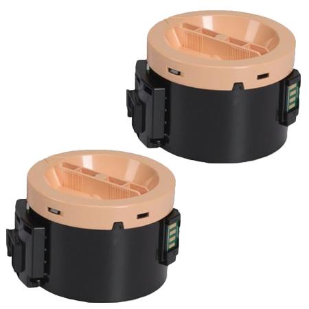 Printerinks Multicolor Compatible Epson S050650 Black High Capacity Toner Cartridges (2 Pack) Twin Pack