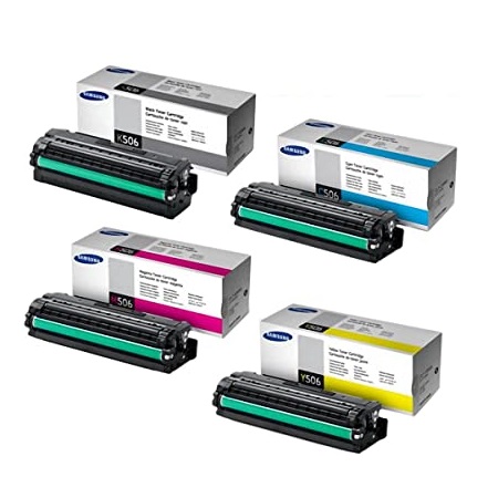 Samsung Multicolor Clx-6260Fd Printer Toner Cartridges (4 Pack) -Clt-K506l Multipack Original