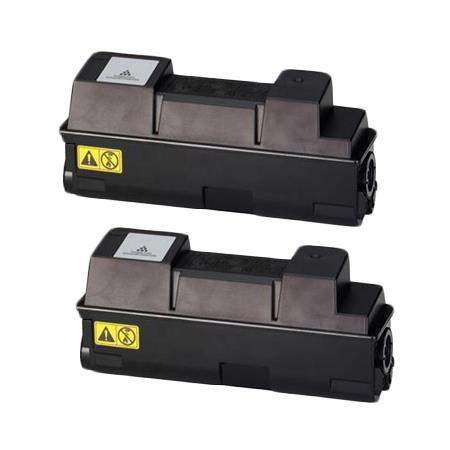 compatible twin pack olivetti b0740 black toner cartridges 2 pack