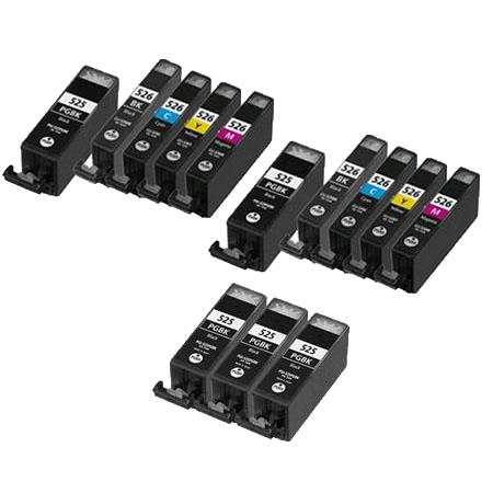 Compatible Multipack Canon Pixma MG5150 All-In-One Printer Ink Cartridges (13 Pack) -4529B001