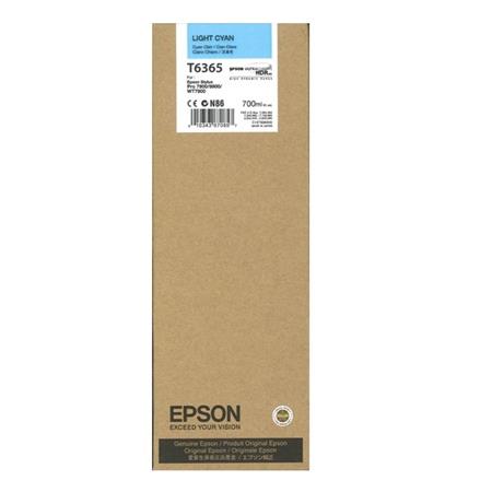 Epson Lightcyan T6365 (T636500) Light Cyan Original High Capacity Ink Cartridge
