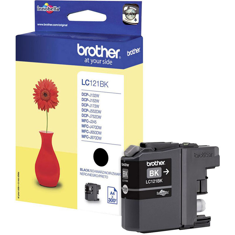 Brother Black Lc121bk Original Ink Cartridge