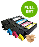 compatible multipack xerox 106r0145552 full set toner cartridges 4 pack