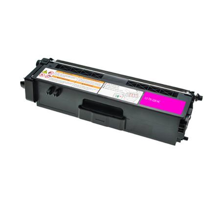 compatible magenta brother tn328m extra high capacity toner cartridge