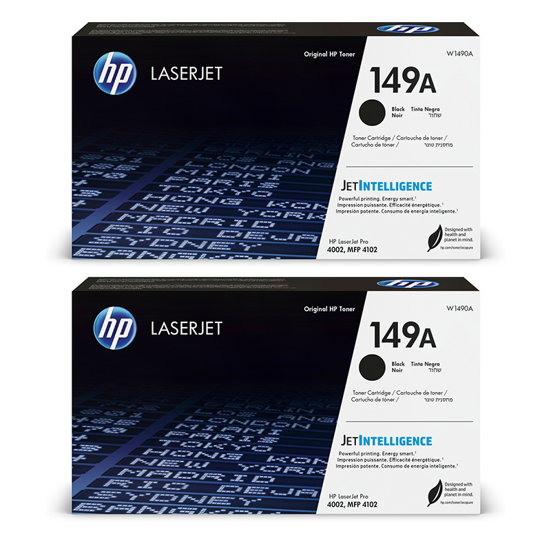 Hp Multicolor Laserjet Pro Mfp 4102Fdwe Printer Toner Cartridges (2 Pack) -W1490a Multipack Original
