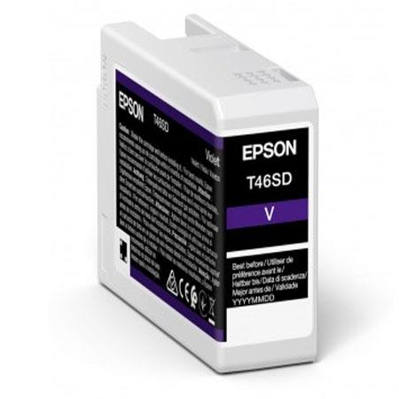 Epson T46sd (T46sd00) Violet Original Ultrachrome Ink Cartridge (25Ml)