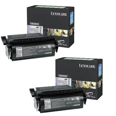 Lexmark Multicolor Optra S1650n Printer Toner Cartridges (2 Pack) -1382925 Multipack Original
