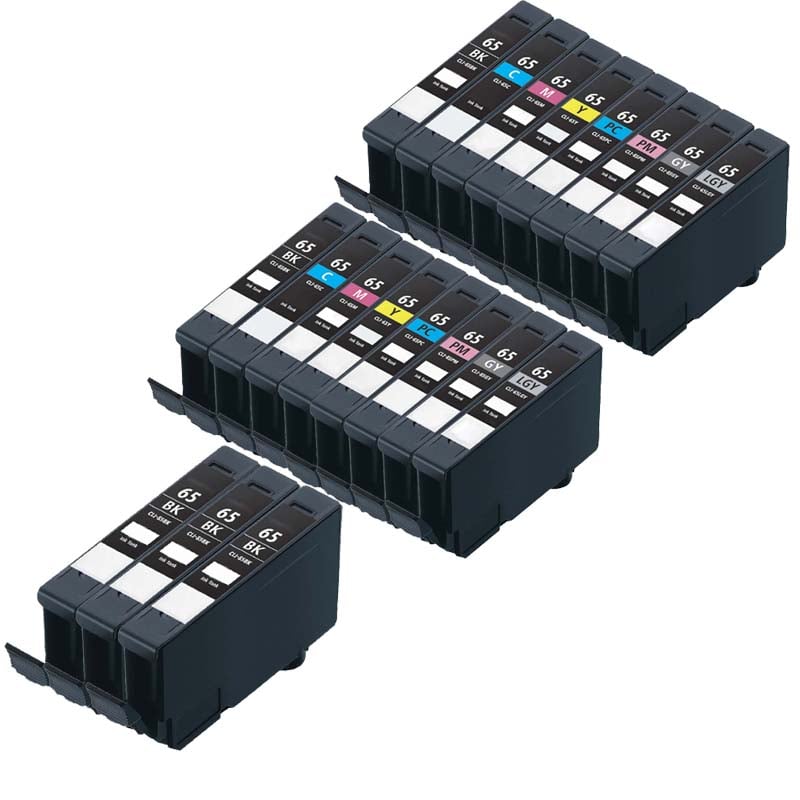 Printerinks Multicolor Compatible Canon Pixma Pro-200 Printer Ink Cartridges (19 Pack) -4215C001 Multipack