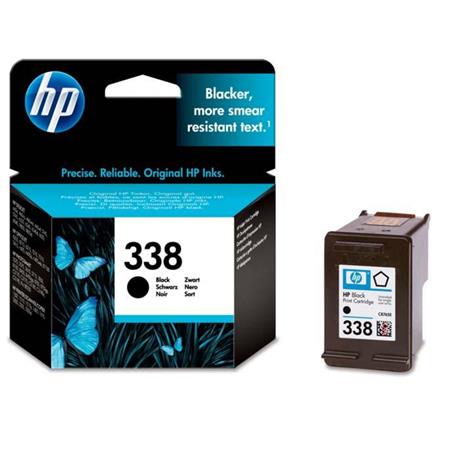 Hp Black 338 Original Standard Capacity Inkjet Print Cartridge With Vivera Ink