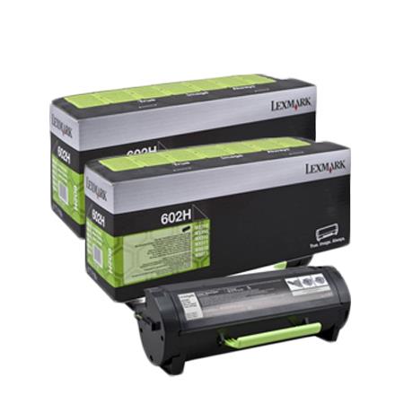 Lexmark Multipack 602 Black Original Toners Twin Pack (2 Pack) Size 2