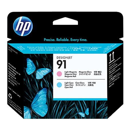 Hp Colour 91 Light Magenta And Light Cyan Original Printhead